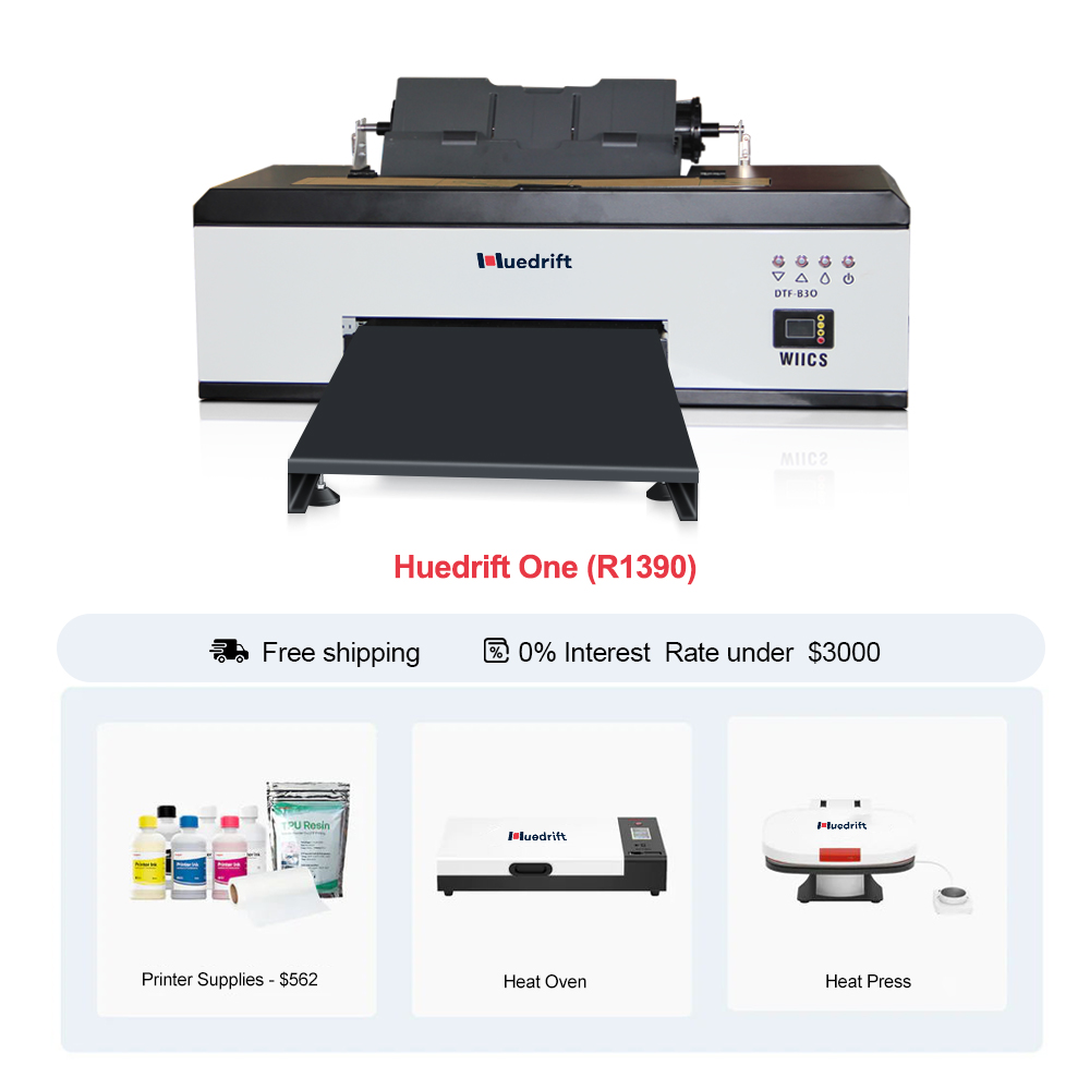 huedrift one dtf printer 13″ a3 l1390